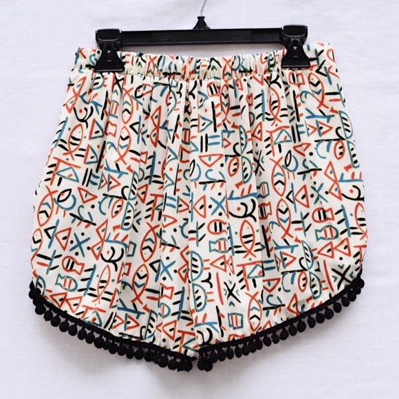 Orange Creek Pom-Pom Detail Shorts - Picture 5 of 6